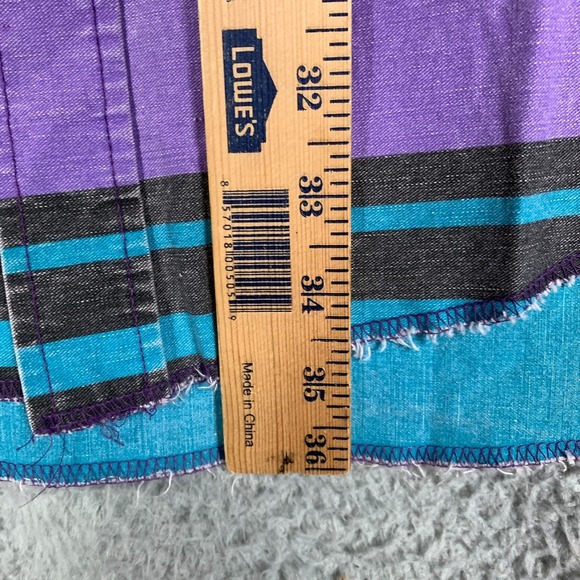 Vintage Wrangler Brushpopper Shirt Men's 19/37 Cowboy Striped VTG 80s 90s EUC - Picture 7 of 8